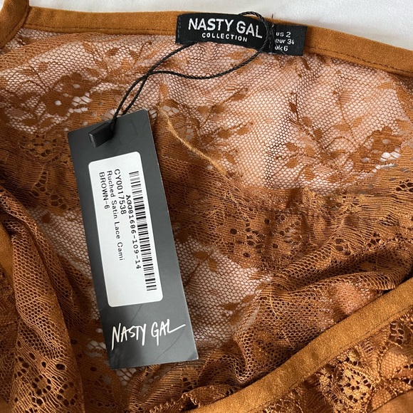 Satin Lace Cami - Picture 3 of 3